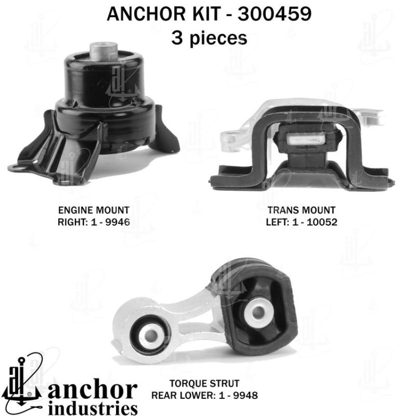 ANCHOR MOUNTS 300459 ENGINE MNT KIT