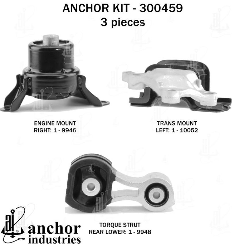 ANCHOR MOUNTS 300459 ENGINE MNT KIT