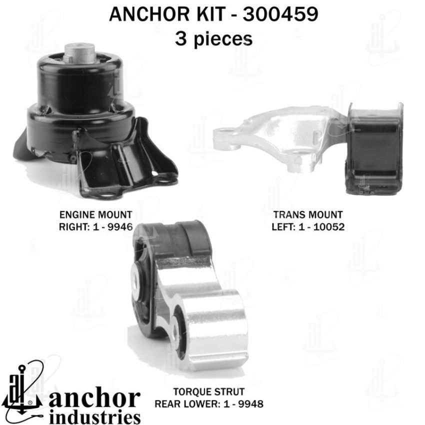 ANCHOR MOUNTS 300459 ENGINE MNT KIT