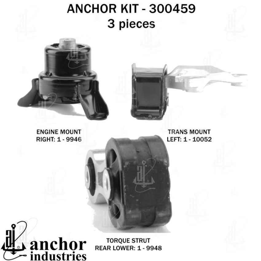 ANCHOR MOUNTS 300459 ENGINE MNT KIT