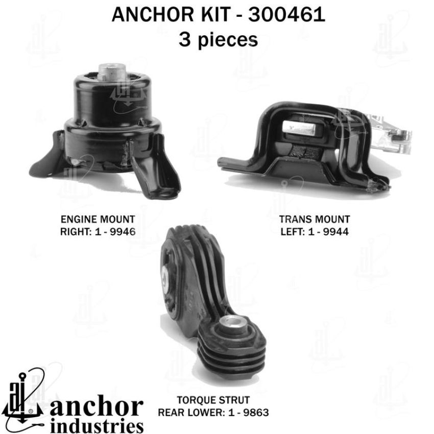 ANCHOR MOUNTS 300461 ENGINE MNT KIT