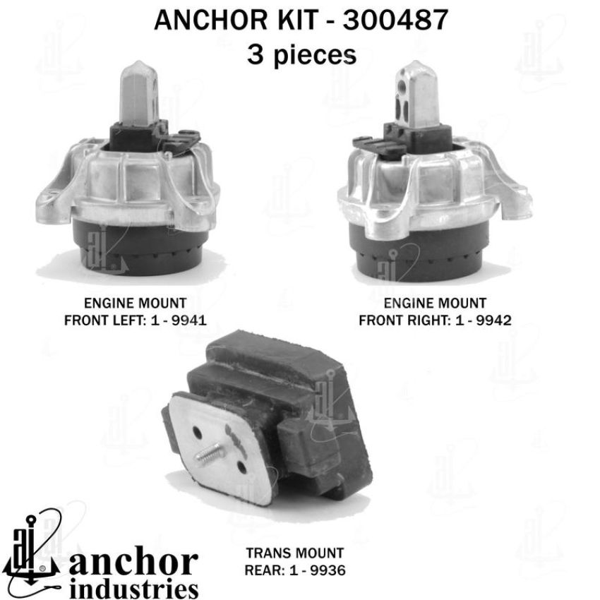 ANCHOR MOUNTS 300487 ENGINE MNT KIT