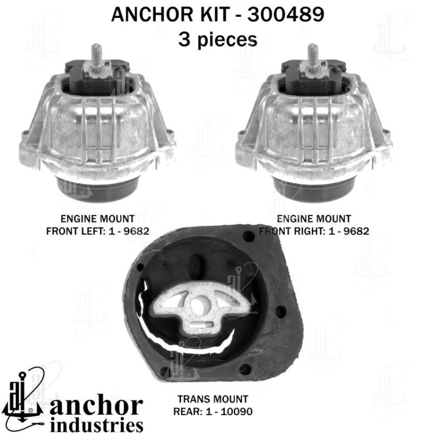 ANCHOR MOUNTS 300489 ENGINE MNT KIT