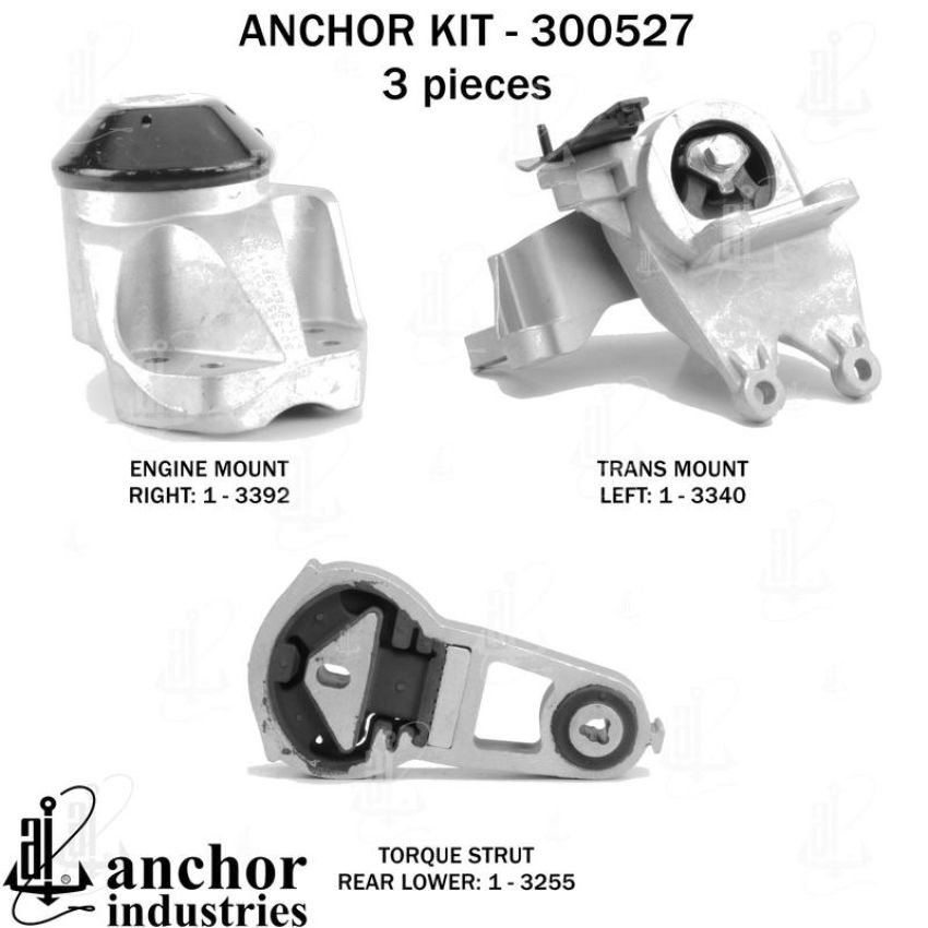 ANCHOR MOUNTS 300527 ENGINE MNT KIT