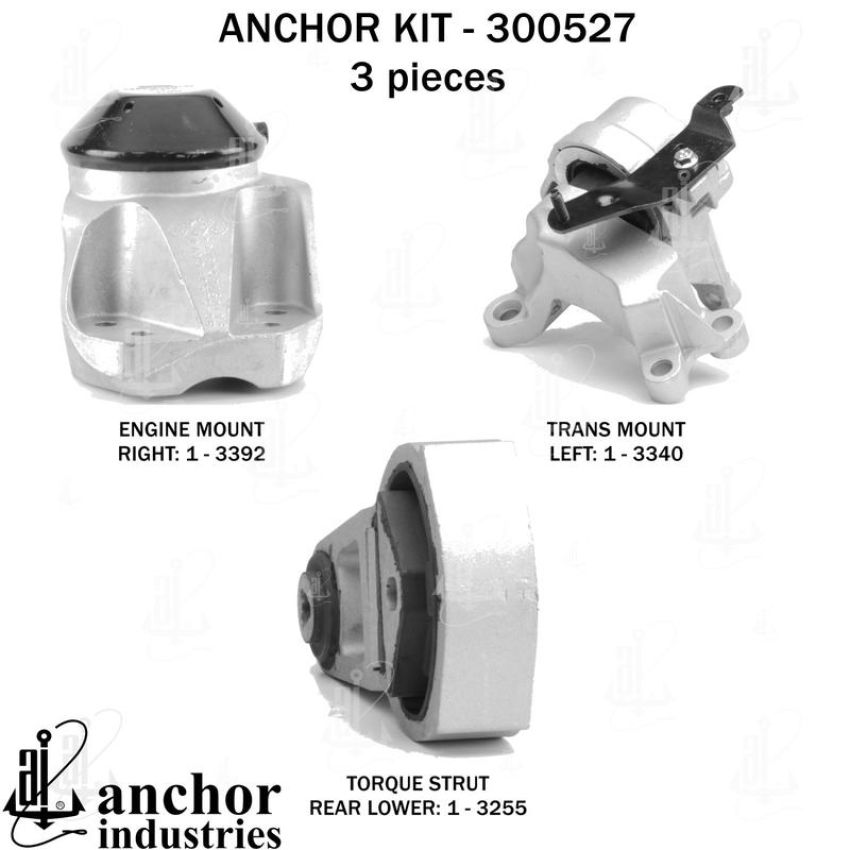 ANCHOR MOUNTS 300527 ENGINE MNT KIT