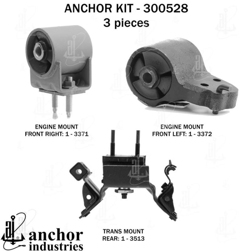 ANCHOR MOUNTS 300528 ENGINE MNT KIT