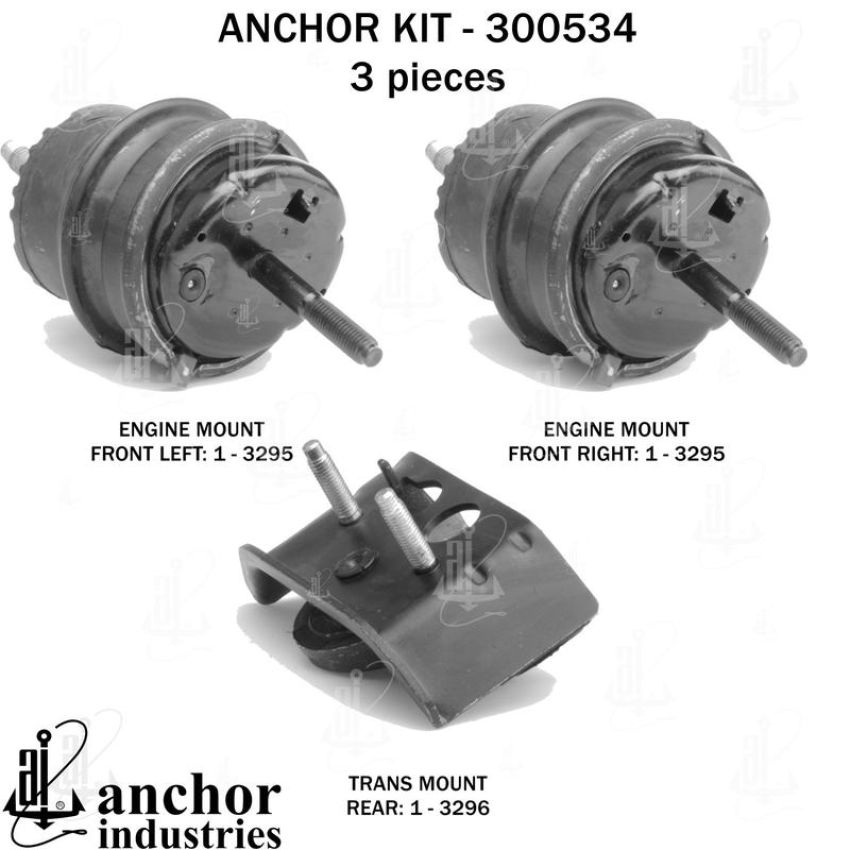 ANCHOR MOUNTS 300534 ENGINE MNT KIT