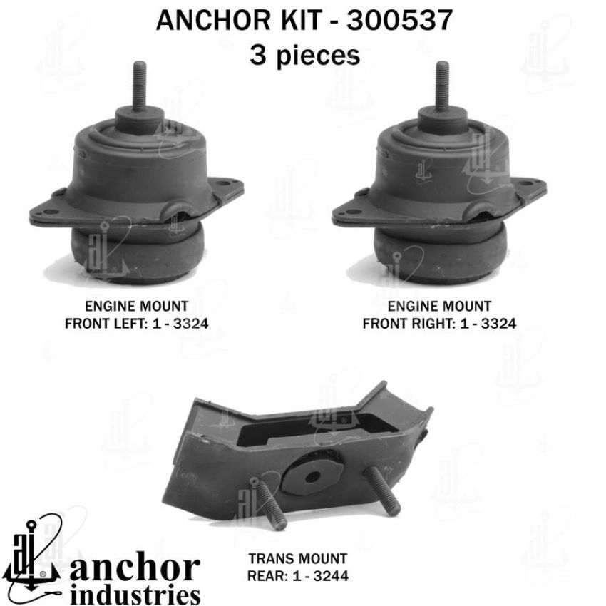 ANCHOR MOUNTS 300537 ENGINE MNT KIT