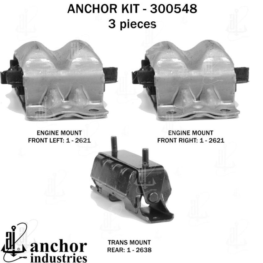 ANCHOR MOUNTS 300548 ENGINE MNT KIT
