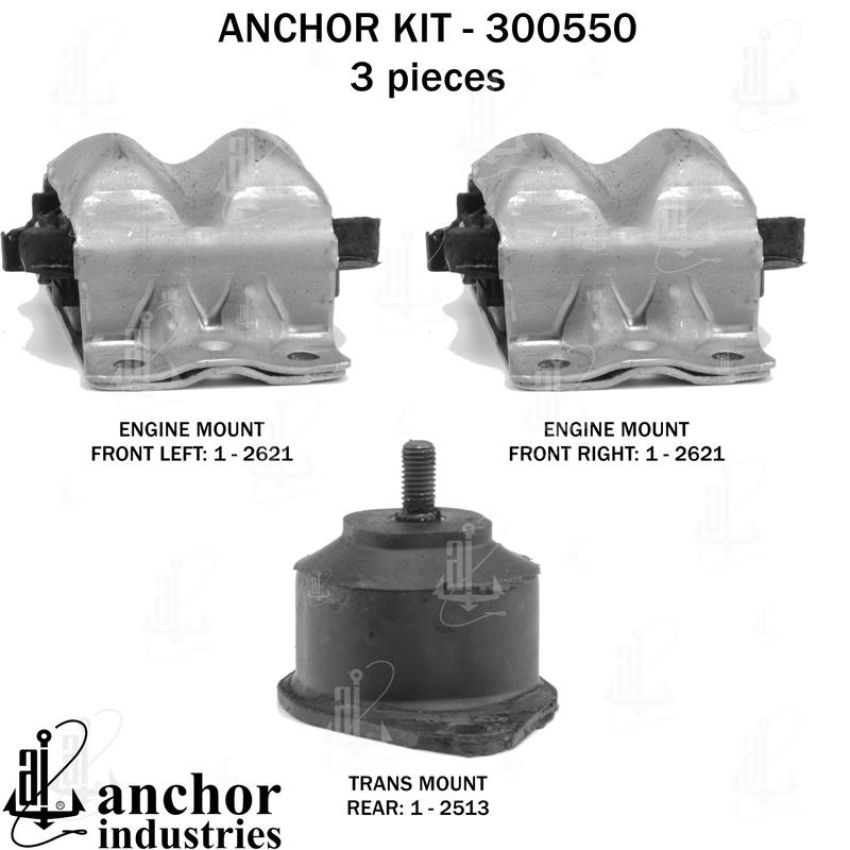 ANCHOR MOUNTS 300550 ENGINE MNT KIT