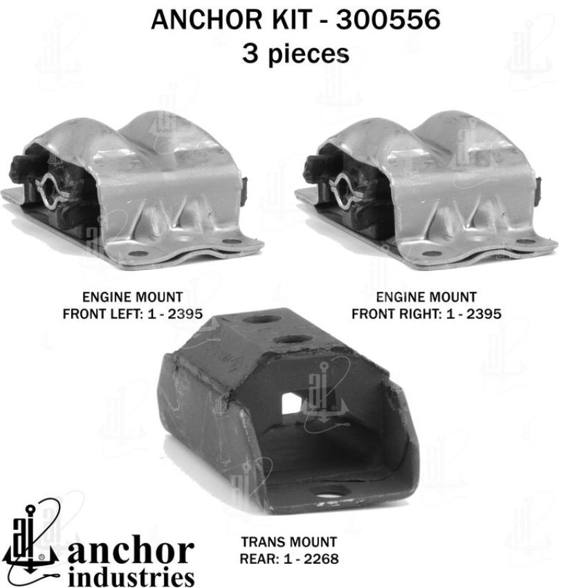 ANCHOR MOUNTS 300556 ENGINE MNT KIT