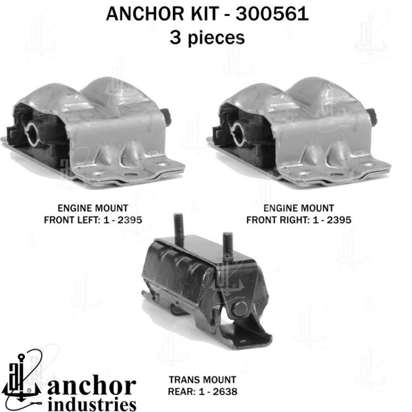 ANCHOR MOUNTS 300561 ENGINE MNT KIT