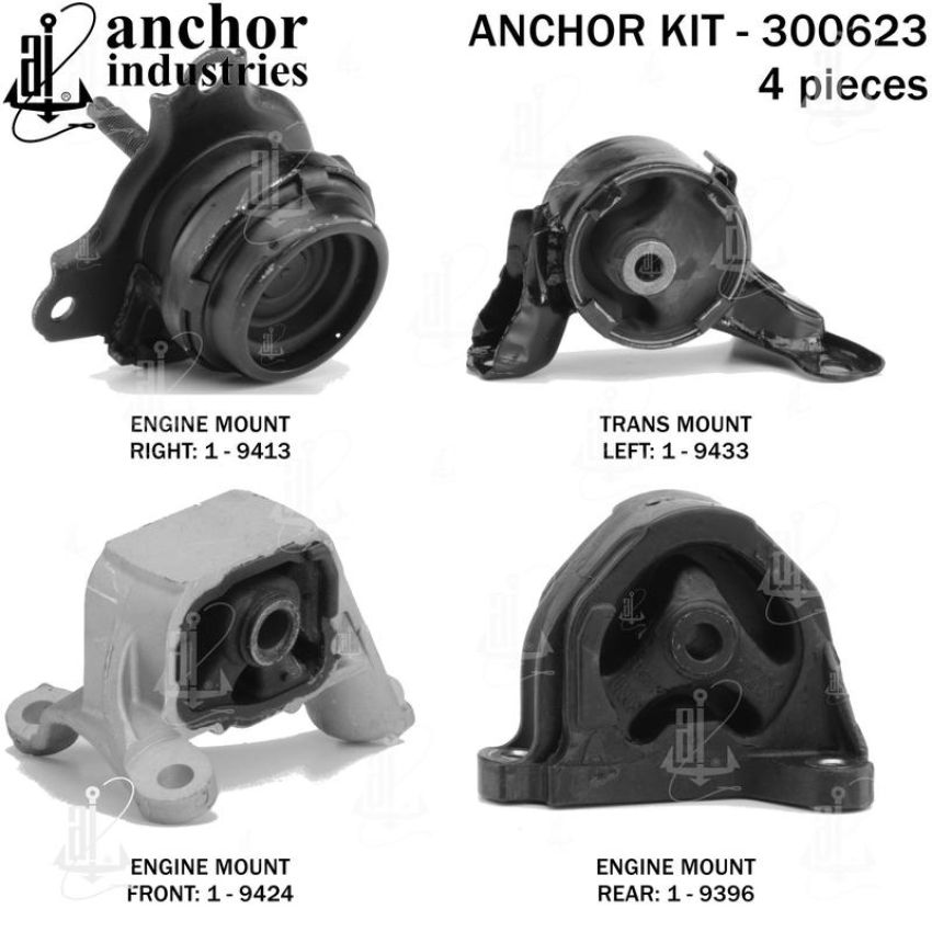 ANCHOR MOUNTS 300623 ENGINE MNT KIT