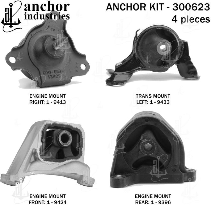 ANCHOR MOUNTS 300623 ENGINE MNT KIT