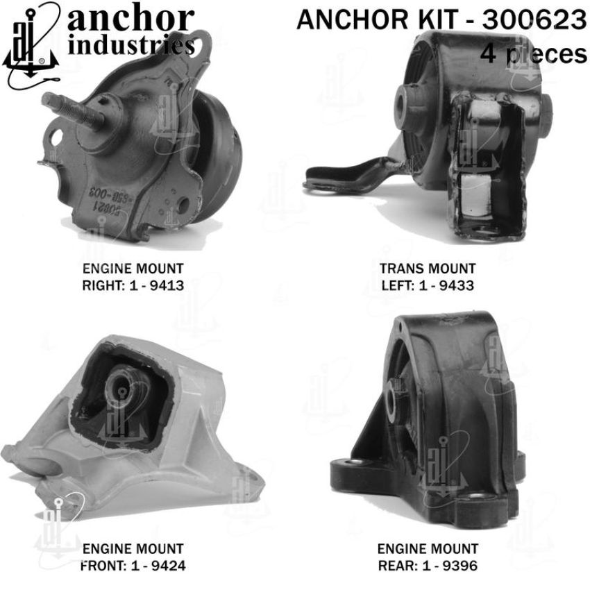 ANCHOR MOUNTS 300623 ENGINE MNT KIT