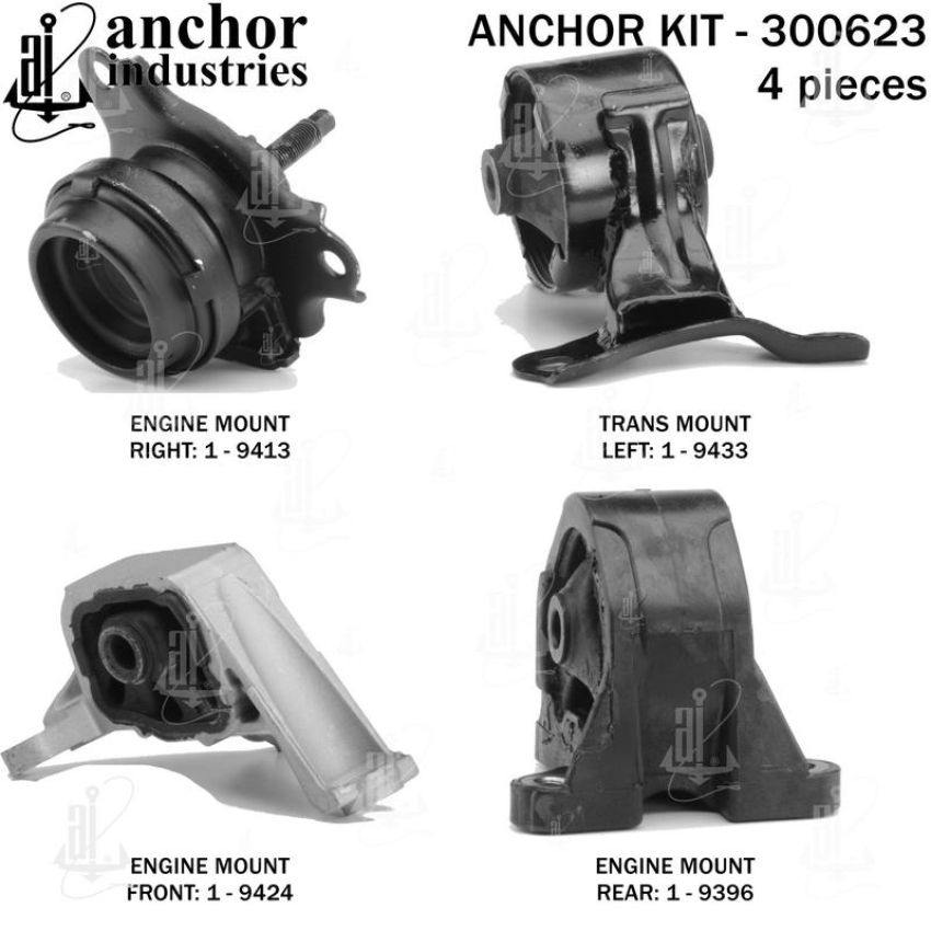 ANCHOR MOUNTS 300623 ENGINE MNT KIT