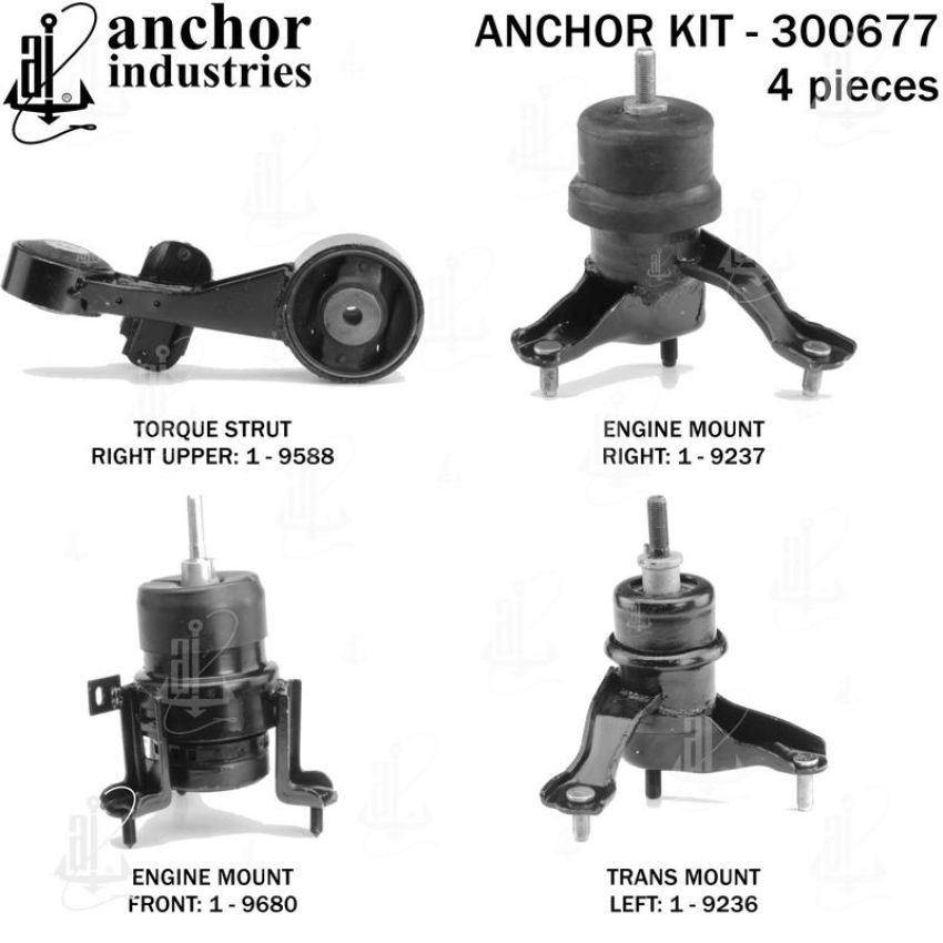 ANCHOR MOUNTS 300677 ENGINE MNT KIT