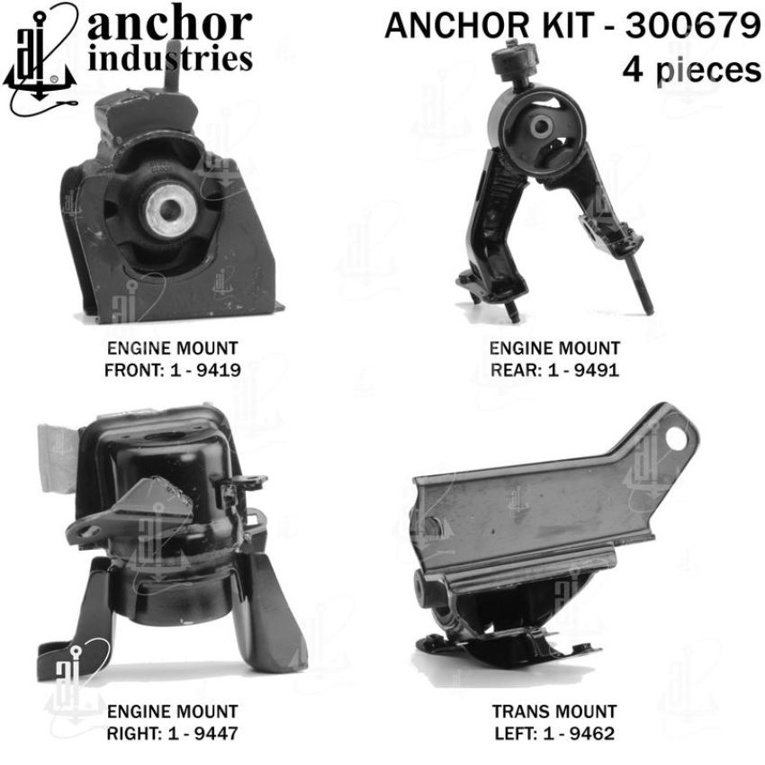 ANCHOR MOUNTS 300679 ENGINE MNT KIT