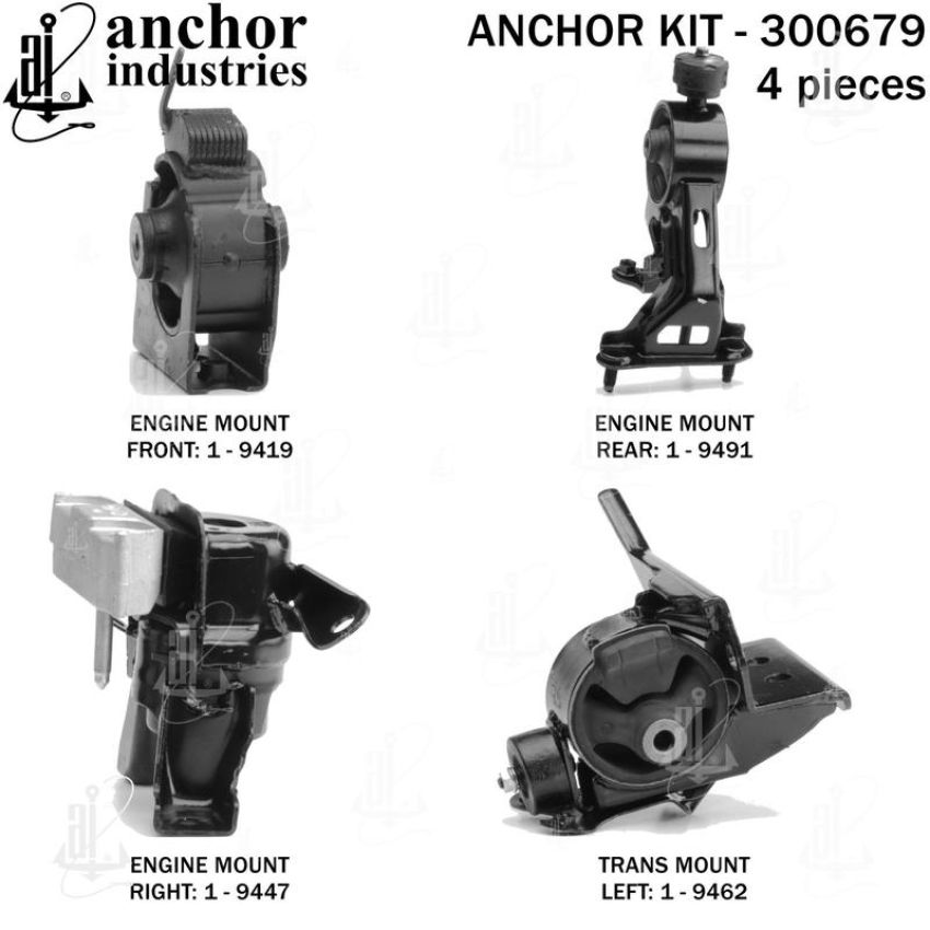 ANCHOR MOUNTS 300679 ENGINE MNT KIT