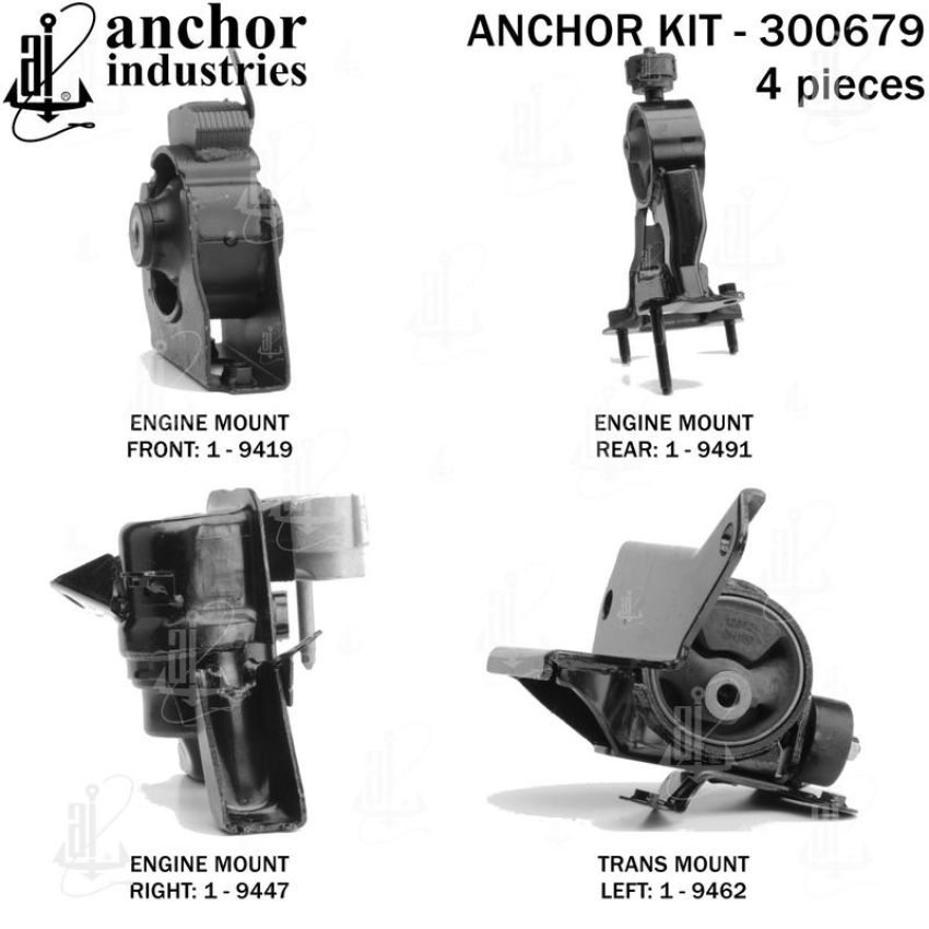 ANCHOR MOUNTS 300679 ENGINE MNT KIT