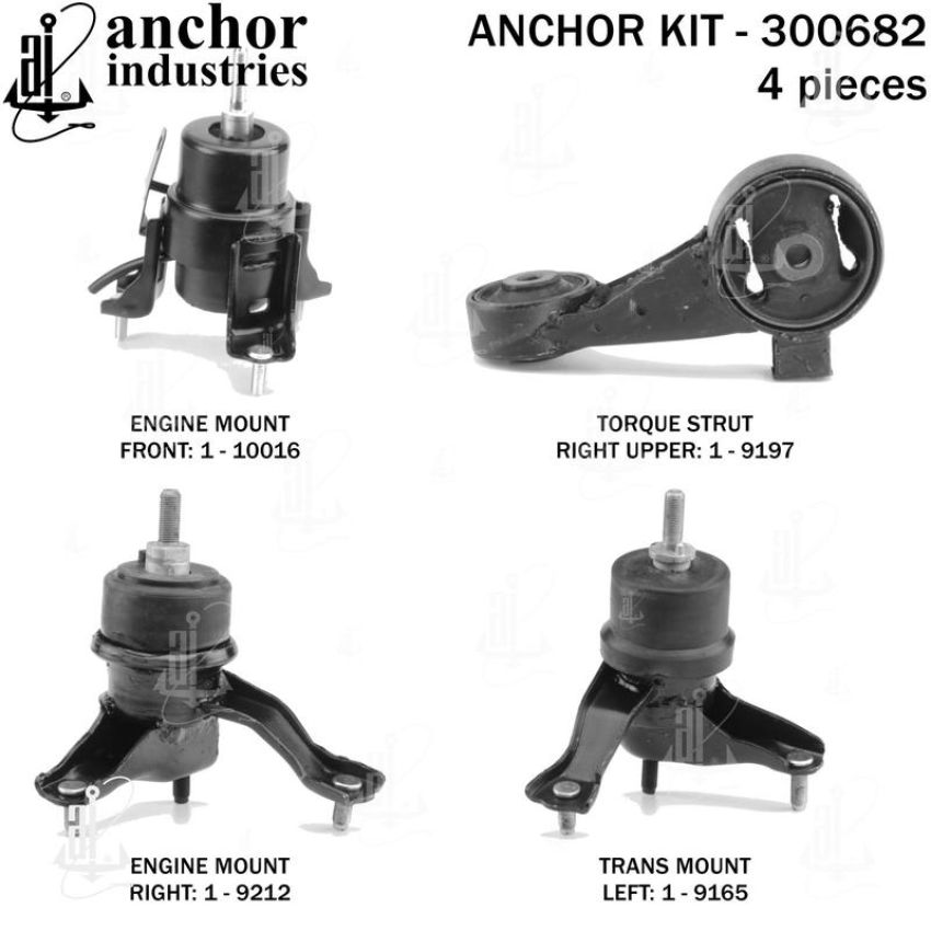 ANCHOR MOUNTS 300682 ENGINE MNT KIT