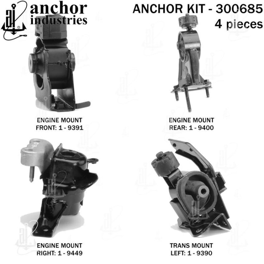 ANCHOR MOUNTS 300685 ENGINE MNT KIT