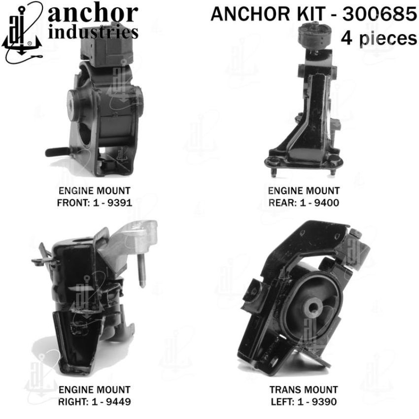ANCHOR MOUNTS 300685 ENGINE MNT KIT