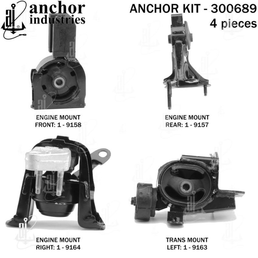 ANCHOR MOUNTS 300689 ENGINE MNT KIT