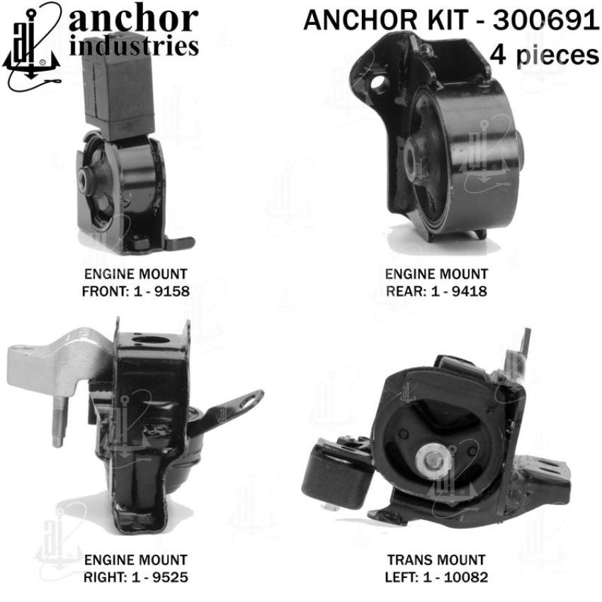 ANCHOR MOUNTS 300691 ENGINE MNT KIT
