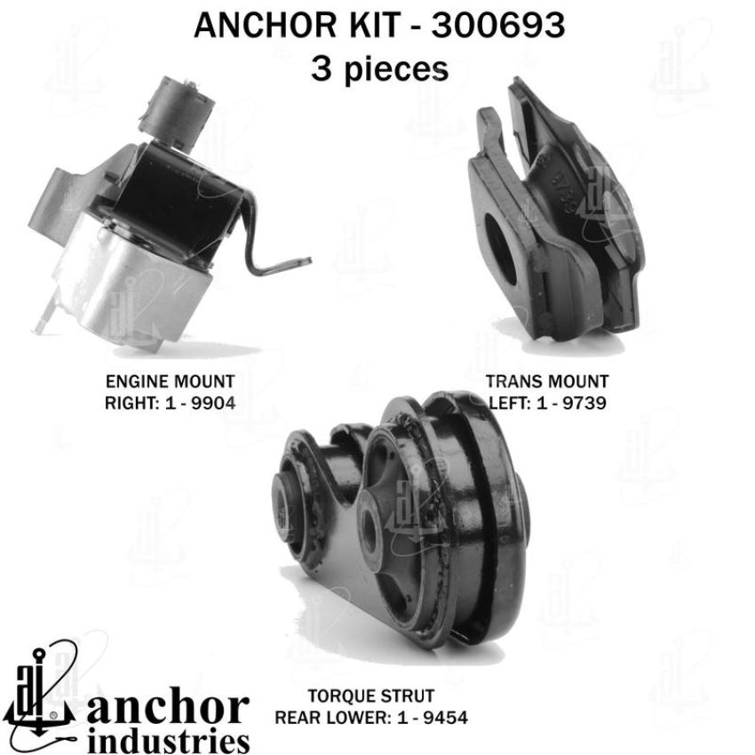 ANCHOR MOUNTS 300693 ENGINE MNT KIT
