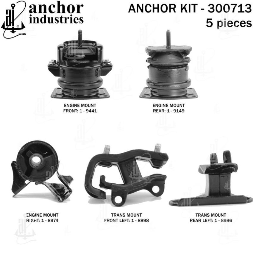 ANCHOR MOUNTS 300713 ENGINE MNT KIT