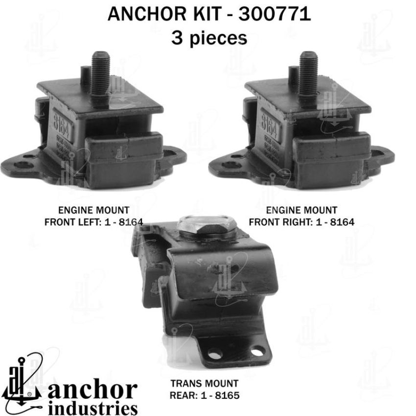 ANCHOR MOUNTS 300771 ENGINE MNT KIT