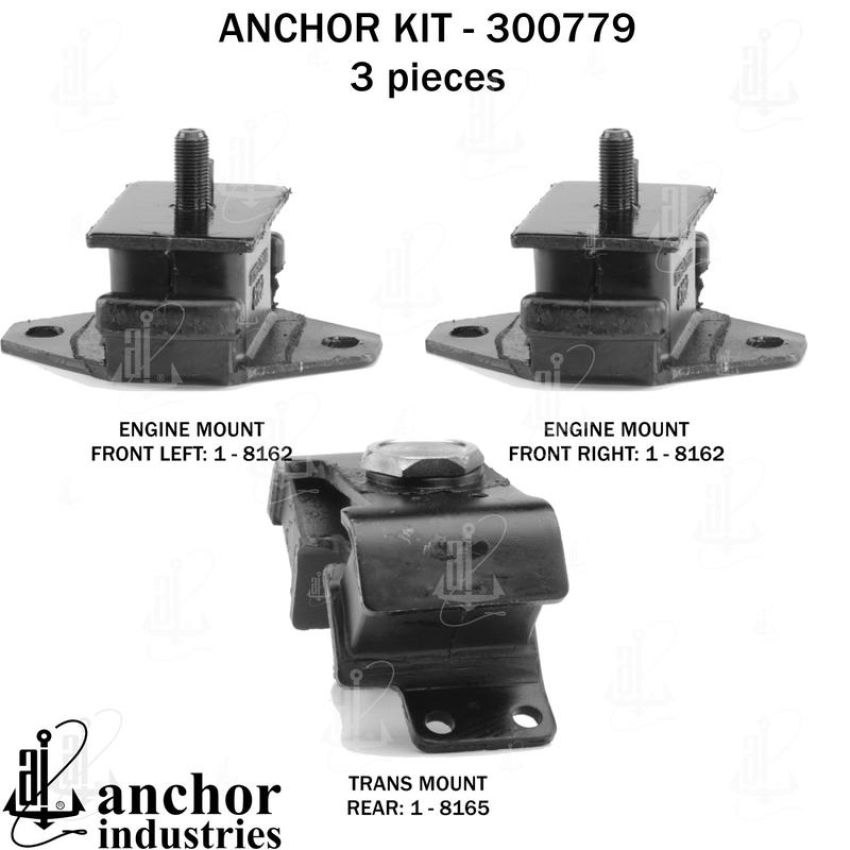 ANCHOR MOUNTS 300779 ENGINE MNT KIT
