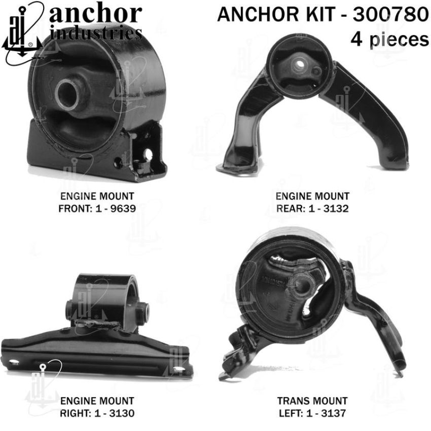 ANCHOR MOUNTS 300780 ENGINE MNT KIT