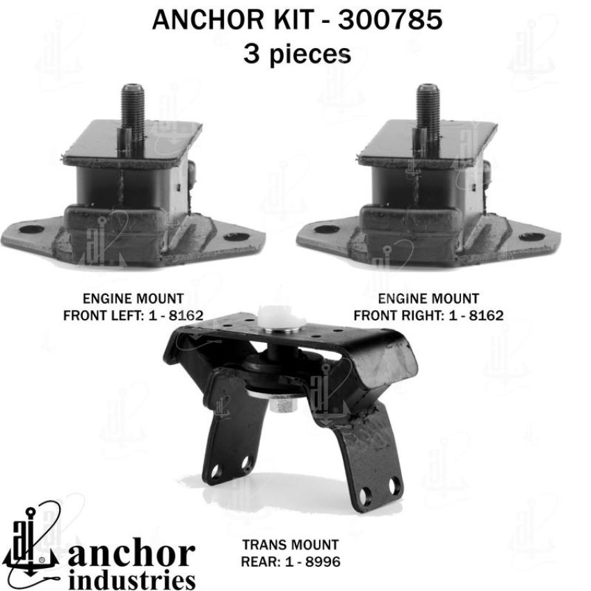 ANCHOR MOUNTS 300785 ENGINE MNT KIT