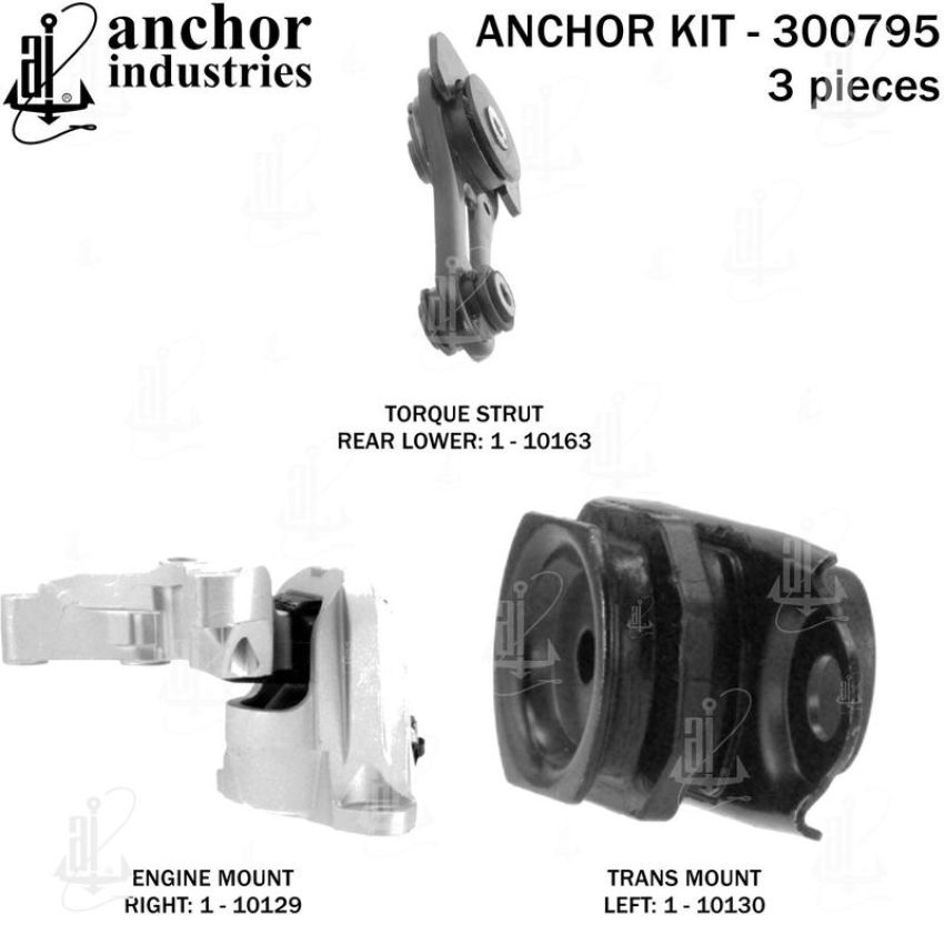 ANCHOR MOUNTS 300795 ENGINE MNT KIT