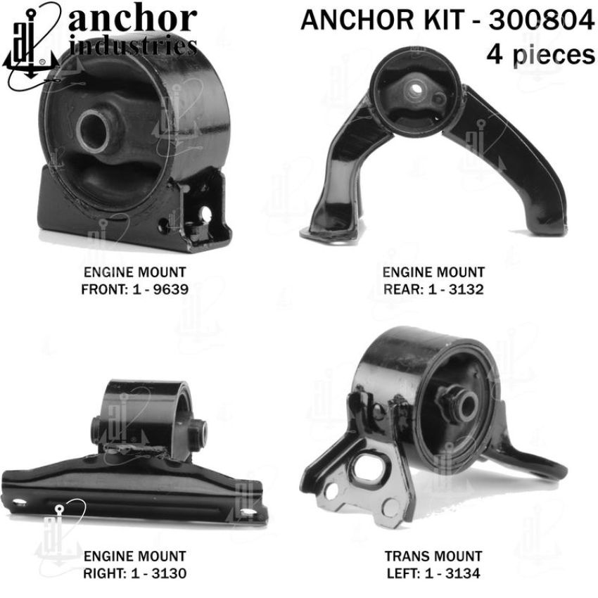 ANCHOR MOUNTS 300804 ENGINE MNT KIT