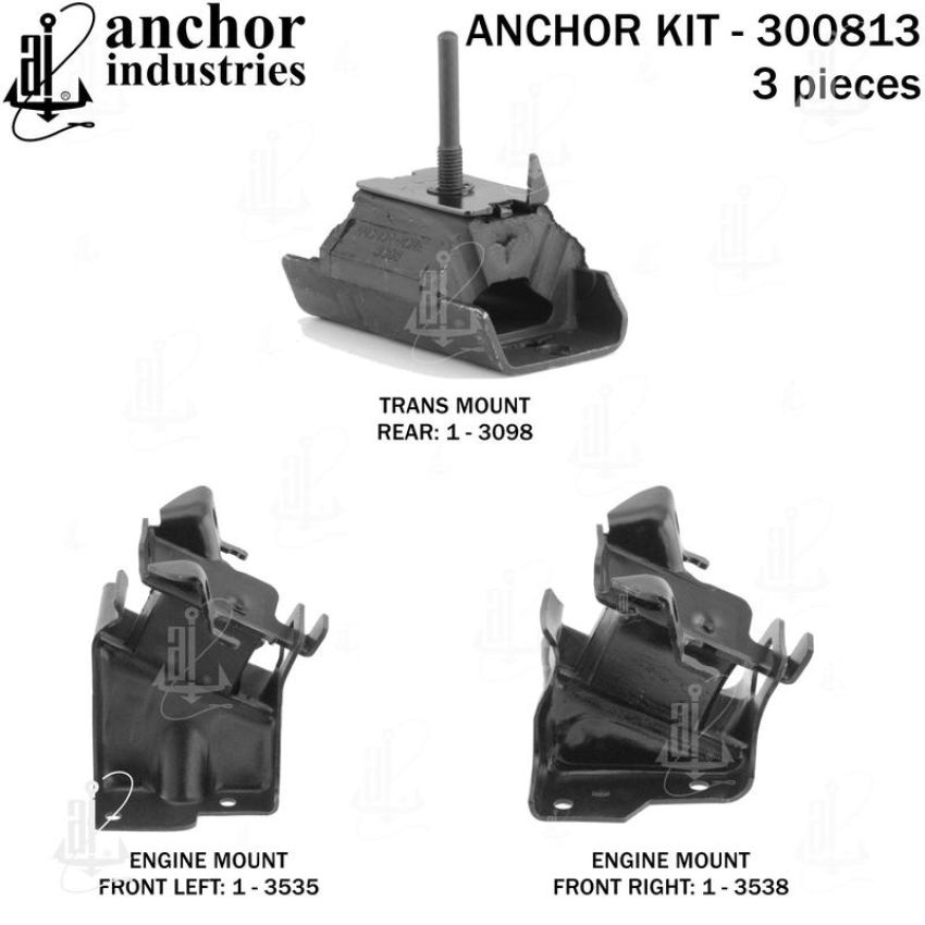 ANCHOR MOUNTS 300813 ENGINE MNT KIT