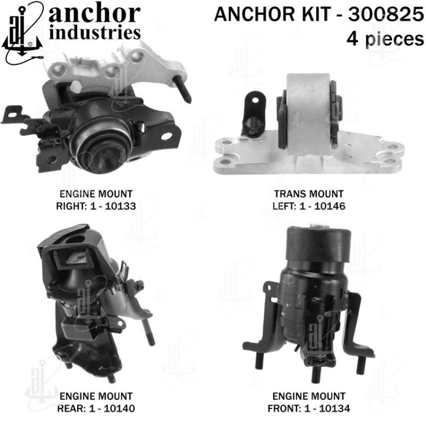 ANCHOR MOUNTS 300825 ENGINE MNT KIT