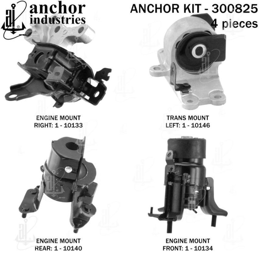 ANCHOR MOUNTS 300825 ENGINE MNT KIT