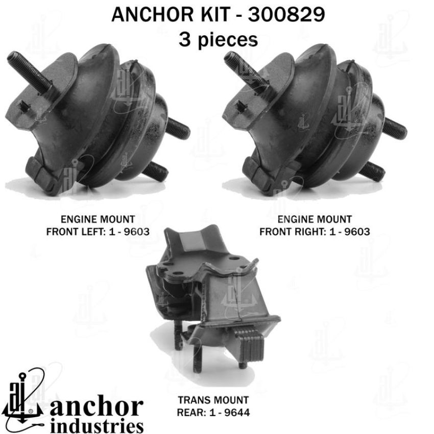 ANCHOR MOUNTS 300829 ENGINE MNT KIT