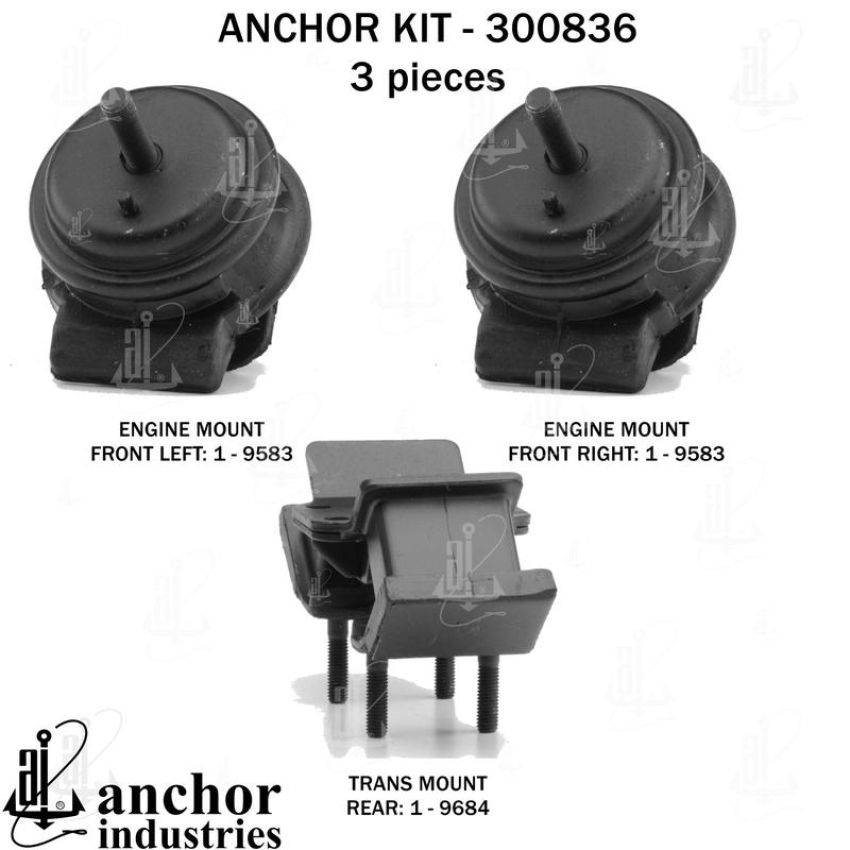 ANCHOR MOUNTS 300836 ENGINE MNT KIT