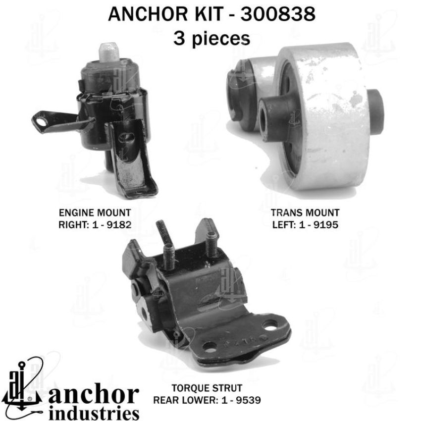 ANCHOR MOUNTS 300838 ENGINE MNT KIT