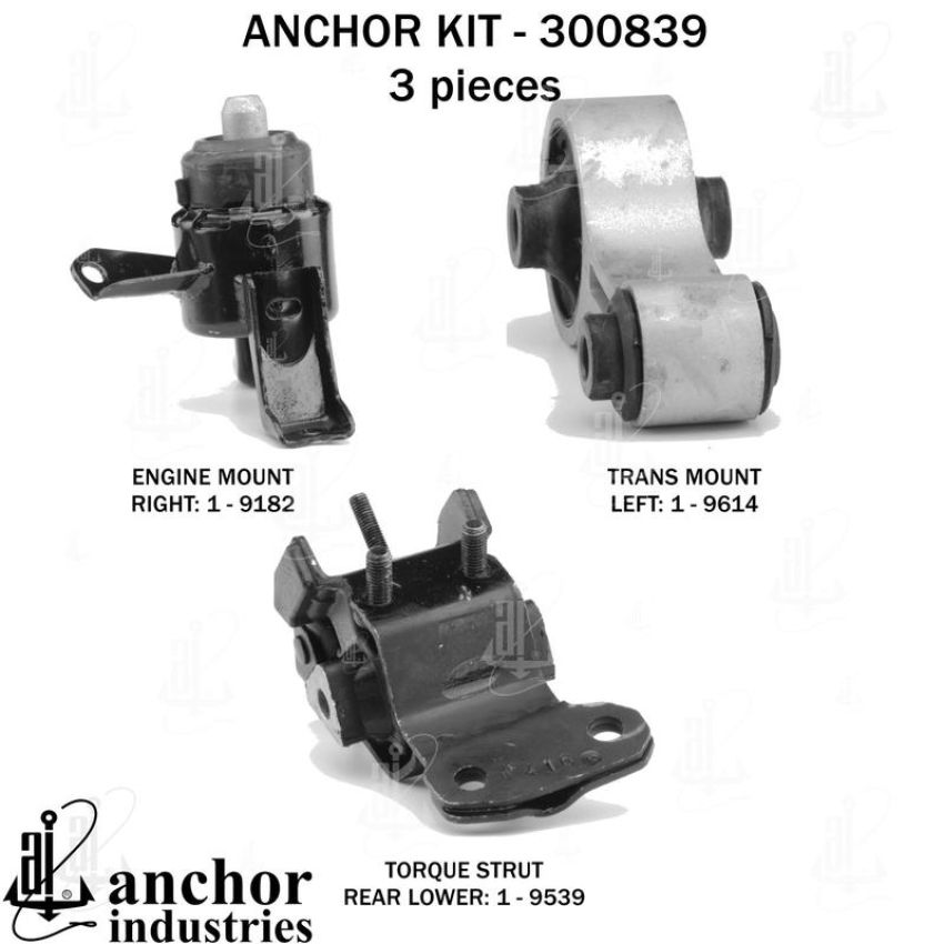 ANCHOR MOUNTS 300839 ENGINE MNT KIT