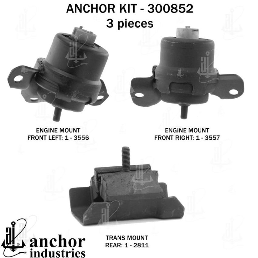 ANCHOR MOUNTS 300852 ENGINE MNT KIT