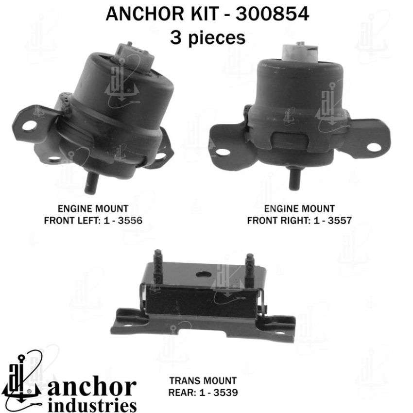 ANCHOR MOUNTS 300854 ENGINE MNT KIT
