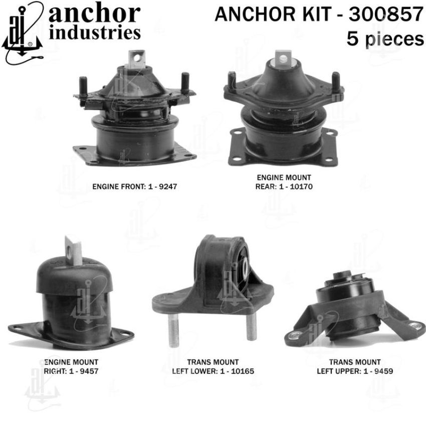 ANCHOR MOUNTS 300857 ENGINE MNT KIT