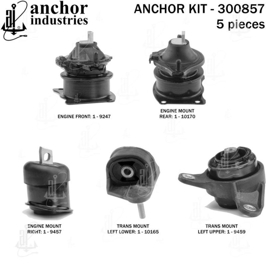 ANCHOR MOUNTS 300857 ENGINE MNT KIT