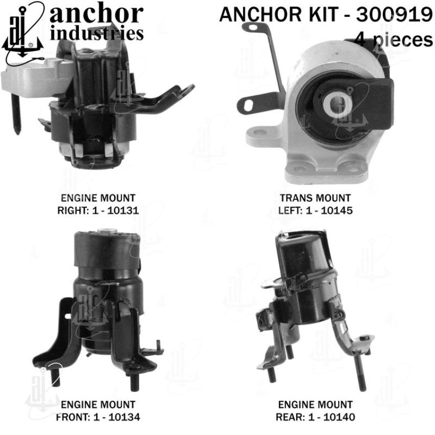 ANCHOR MOUNTS 300919 ENGINE MNT KIT