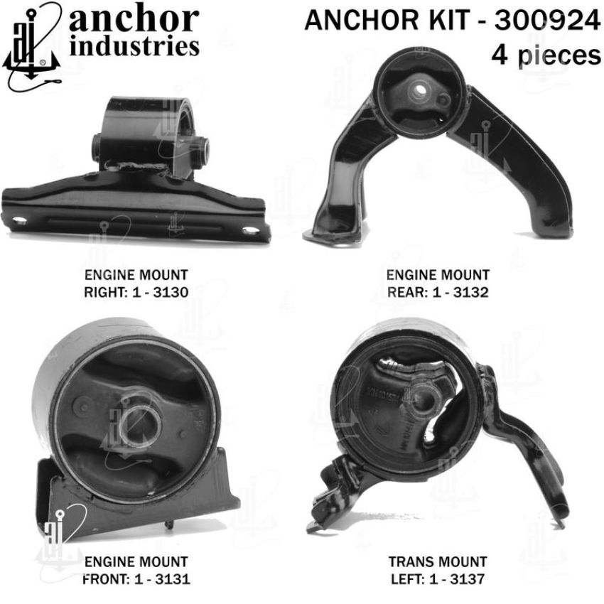 ANCHOR MOUNTS 300924 ENGINE MNT KIT